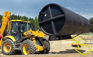 Монтаж накопительных емкостей