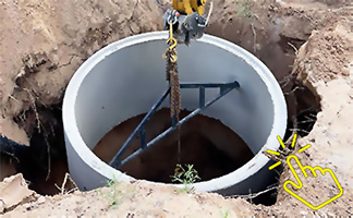 Монтаж ЖБИ колец