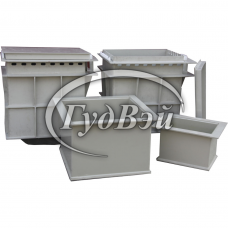 Гальваническая ванна 1,0*0,5*0,5м (прямоугольная)