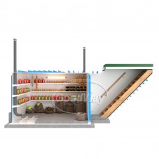 Пластиковый погреб ГудВэй Люкс Комфорт 2,6*2м