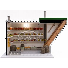 Пластиковый погреб ГудВэй Комфорт Рацио 6*2м
