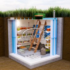 Пластиковый погреб ГудВэй Классик 2,4*2м