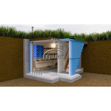 Пластиковый погреб ГудВэй Элит 2,5*2м