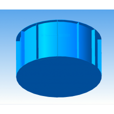 Пластиковая чаша бассейна 2,5*1,5м (круглая)